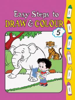 Easy Steps to Draw and Colour-Book 5